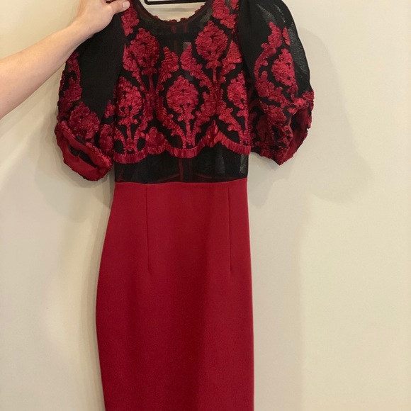 Red Isabel dress - Picture 2 of 9